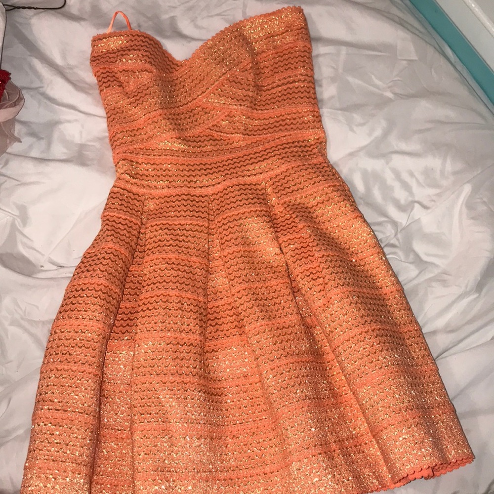 SUMMERY CORAL DRESS